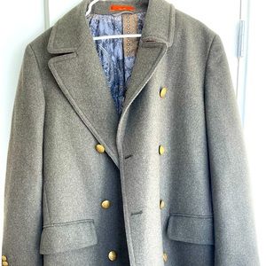 Absolutely brand new, never worn gorgeous military style pea coat by Talia.